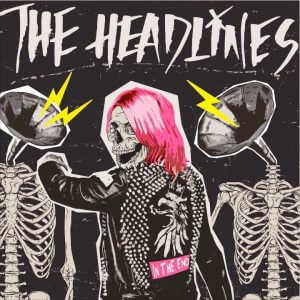 Album Cover: The Headlines - In The End (2017) mit neuer Sängerin Kerry Bomb